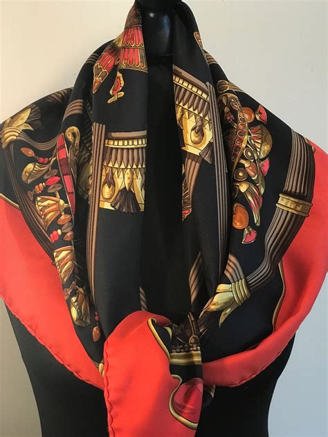 black hermes silk scarf|hermes silk scarf men.